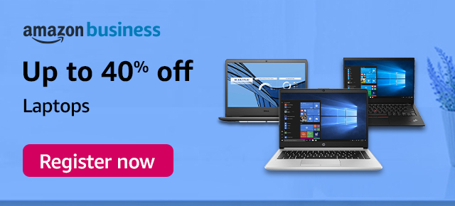 Get 40% Off on Laptops – Join Amazon Business