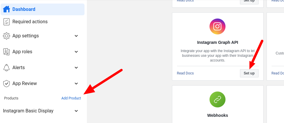 Dashboard meta for developers